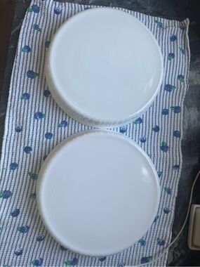 Corningware White Ceramic Quiche Baking Dish Set